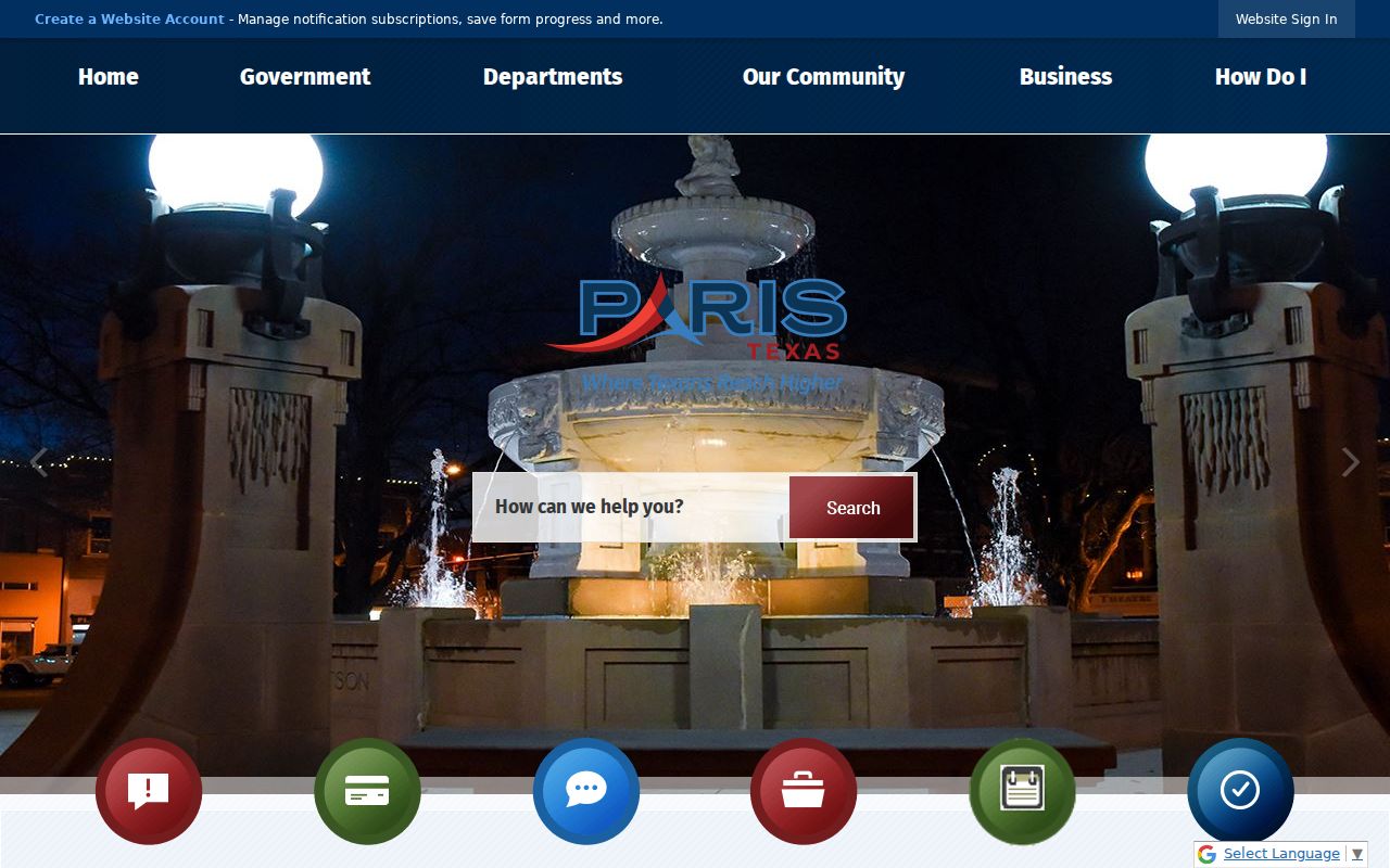 Paris criminal records starting point on the official city website